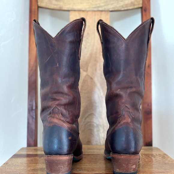 Emma Jane Boots in Cognac by Lane, Woman's Size 9.5 - Picture 4 of 5